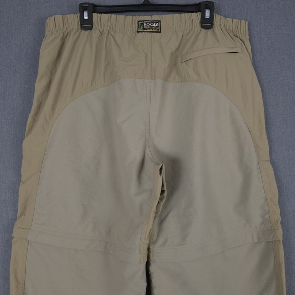Kokatat Paddle Wear Convertible Pants Mens XL Khaki Nylon Kayaking Paddling - Picture 8 of 13